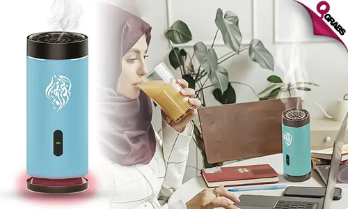 Portable Electric Bukhoor Burner with LED!